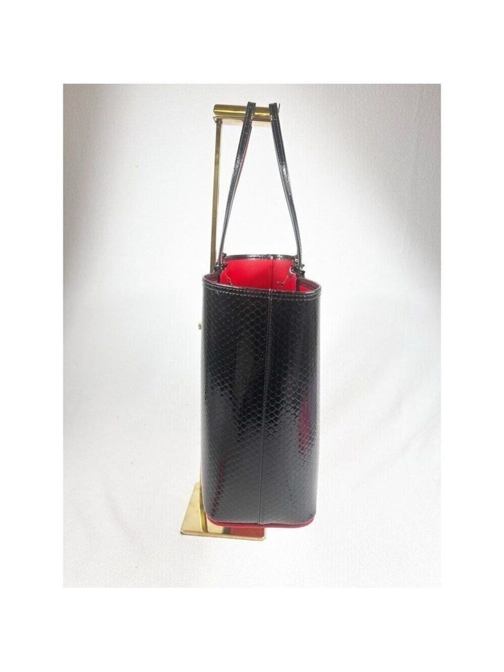 Christian Louboutin Cabata Birdy Patent Tote-Rare & Stunning - Picture 2 of 16